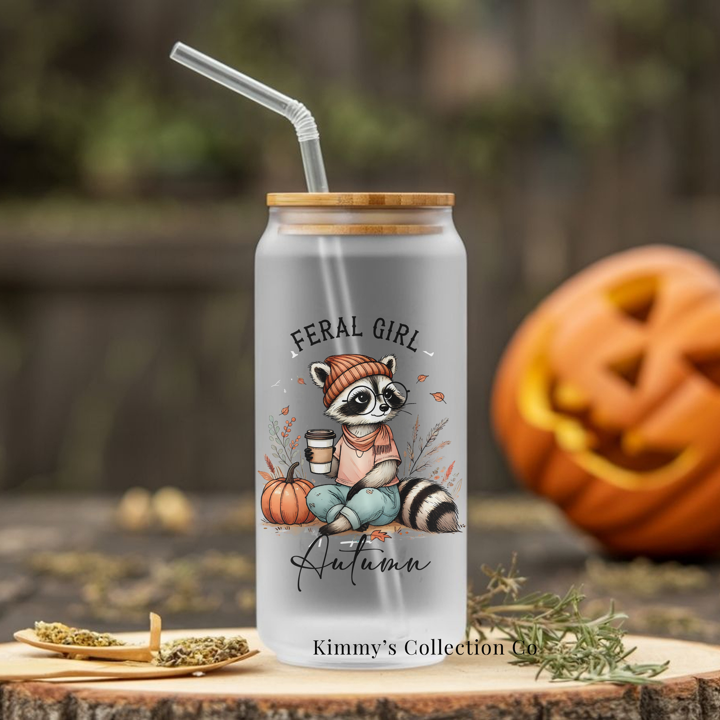 Glass Can - Feral Autumn Girl