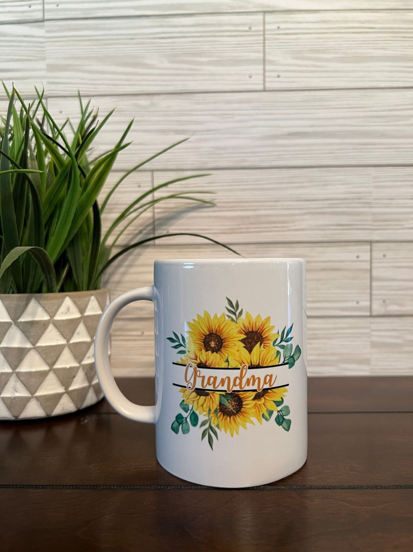 Coffee Mug - Grandma Sunflower Bouquet