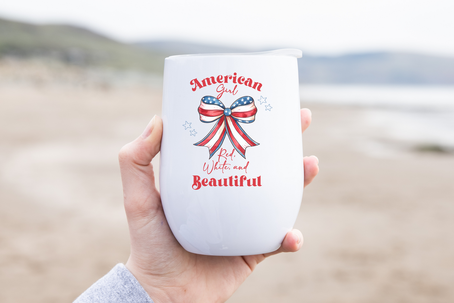 Wine Tumbler - American Girl