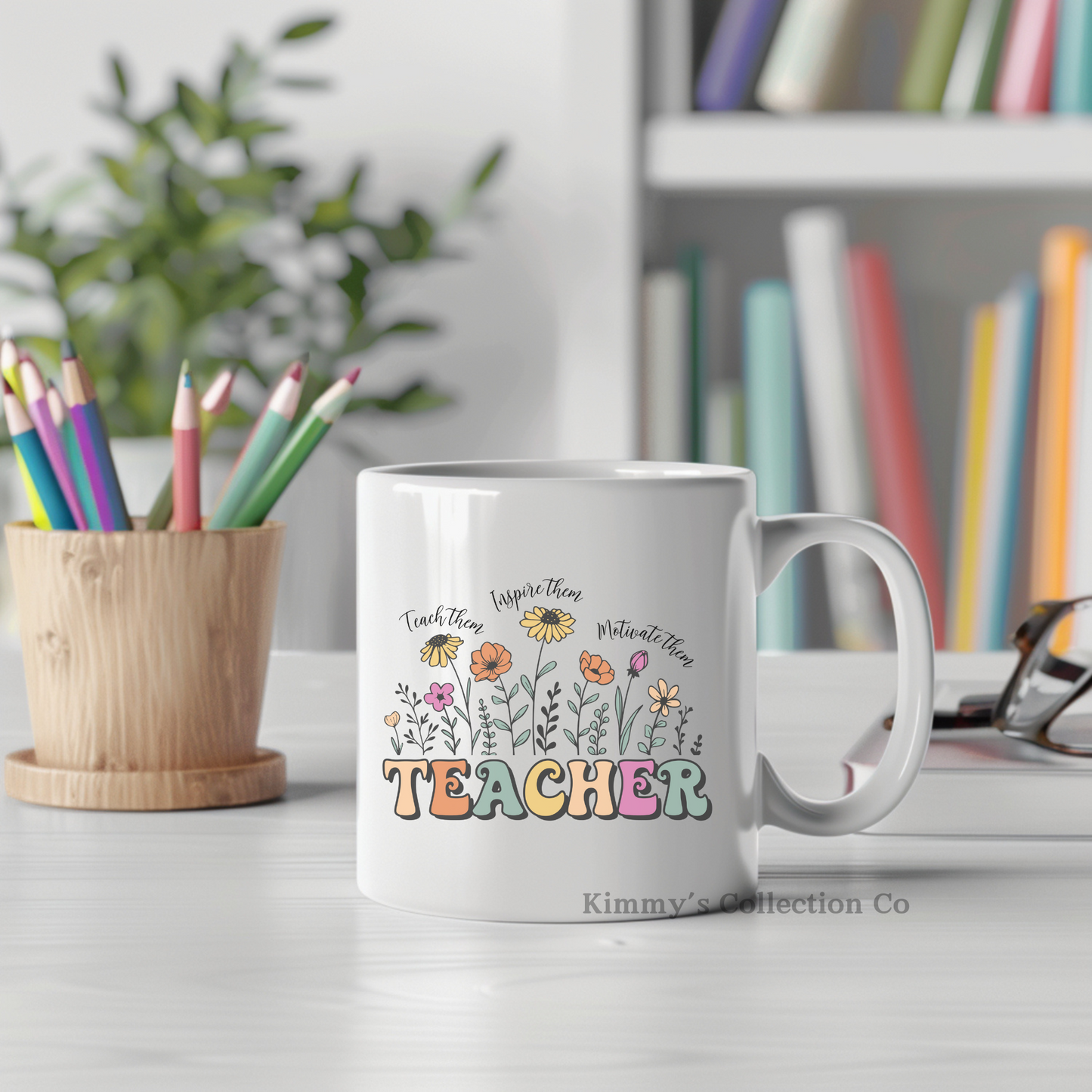 Coffee Mug - Teacher - Teach, Influence, & Motivate