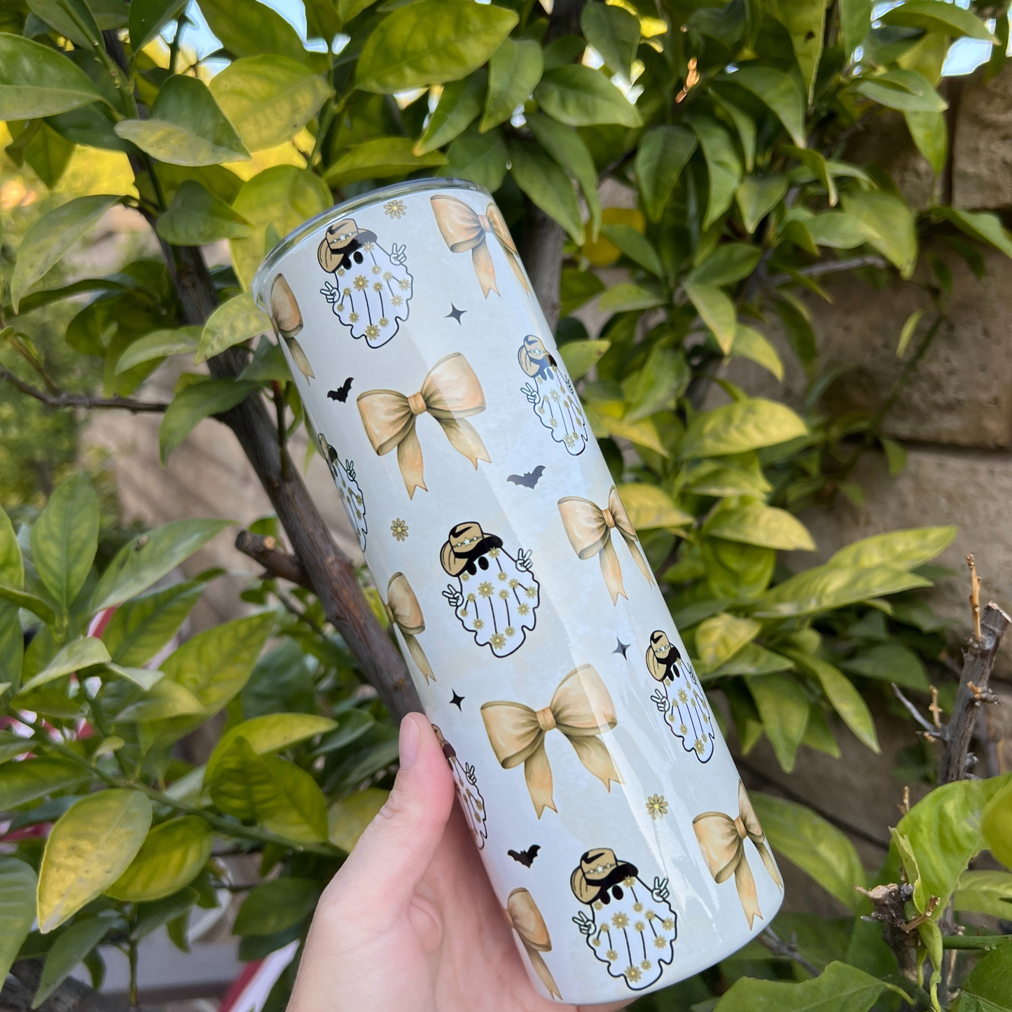 Tumbler - Cowboy Ghosts & Bows