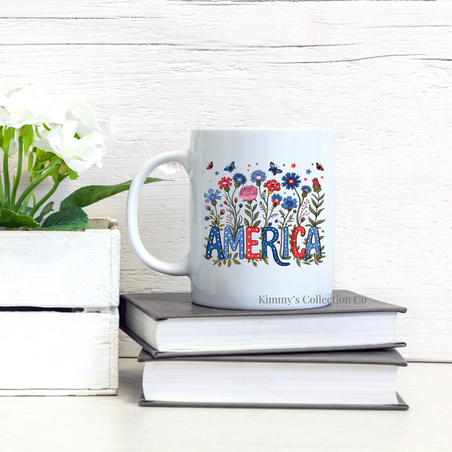 Coffee Mug - Floral America