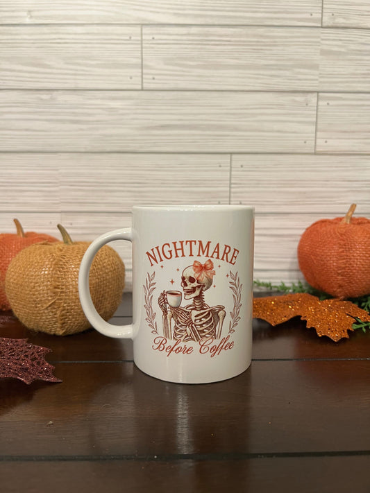 Coffee Mug - Halloween Nightmare Before Coffee