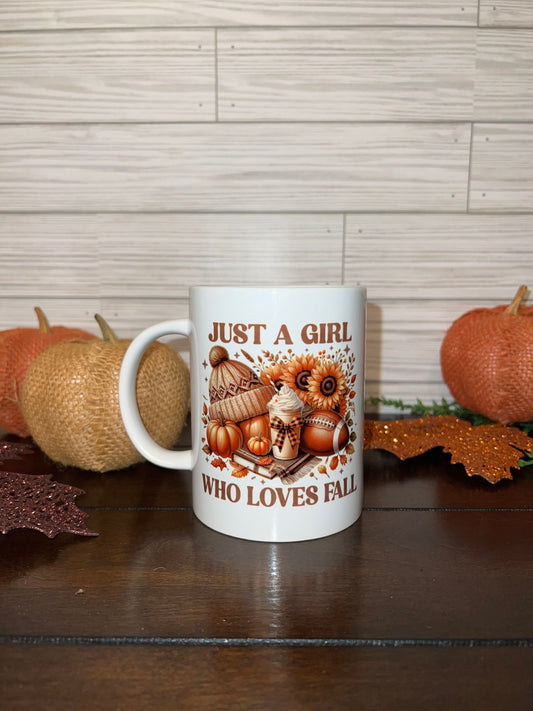 Coffee Mug - Just a Girl Who Loves Fall