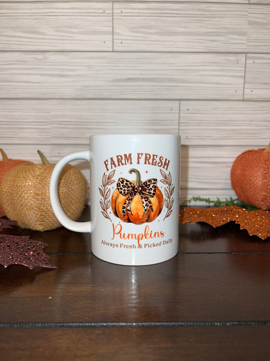 Coffee Mug - Farm Fresh Pumpkins