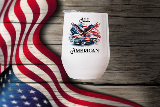 Wine Tumbler - All American