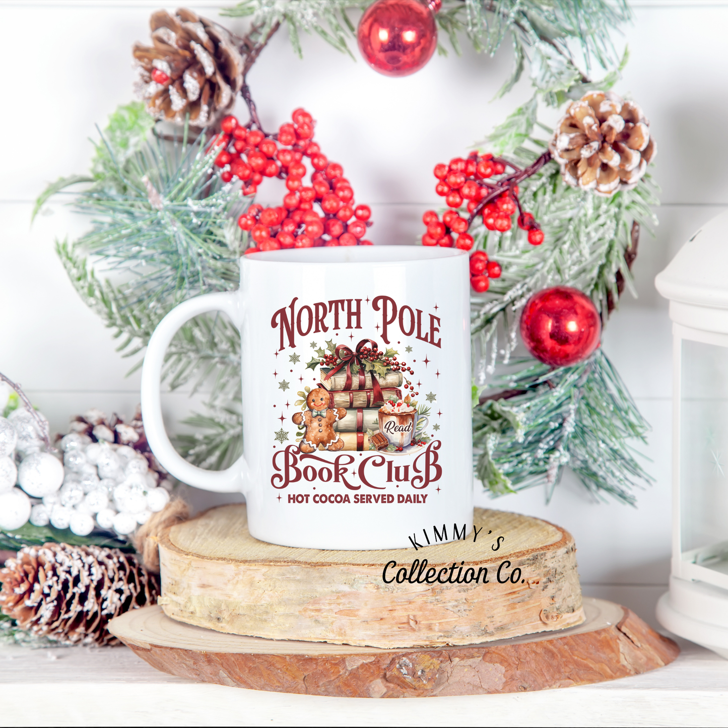 Coffee Mug - Christmas North Pole Book Club
