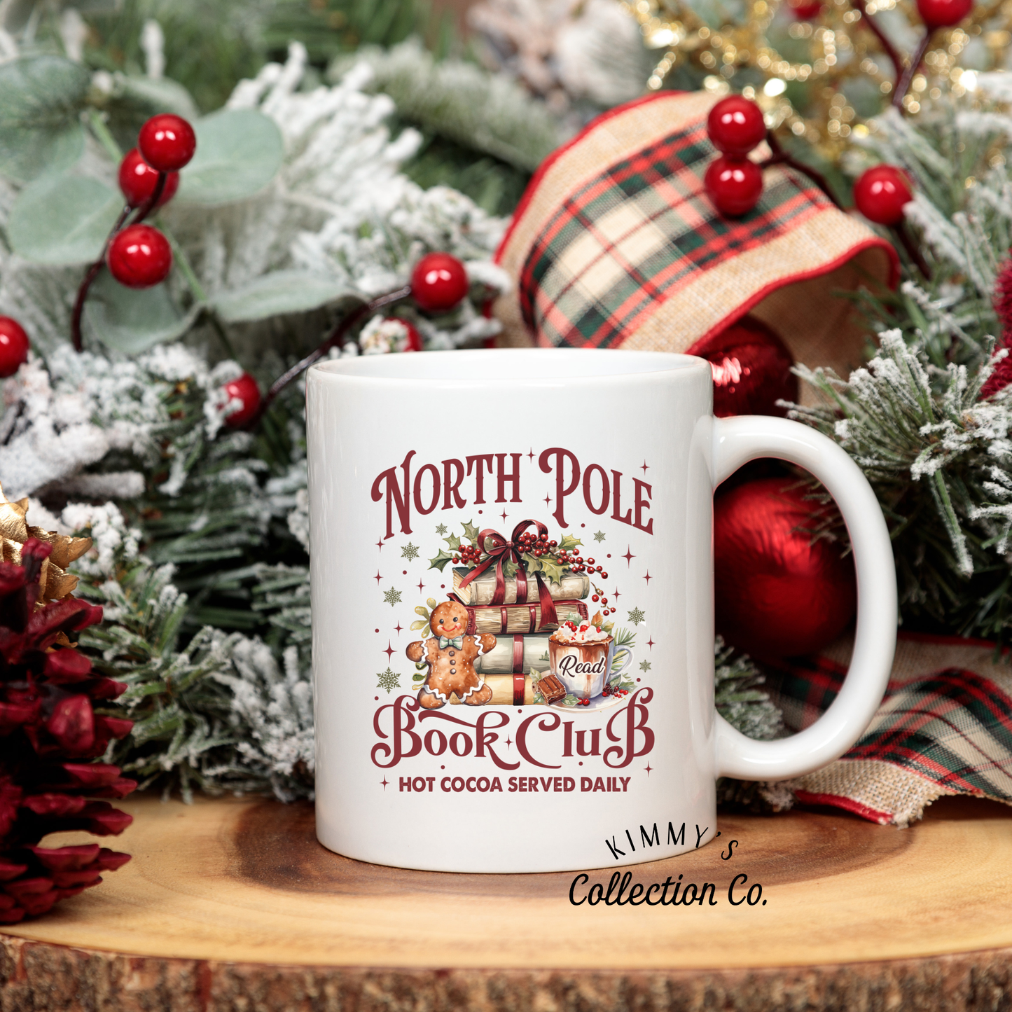 Coffee Mug - Christmas North Pole Book Club